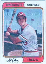 1974 Topps Baseball Cards      034      Andy Kosco